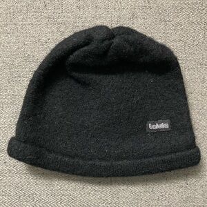 Baby Talula 100% Wool Knit Hat in Black